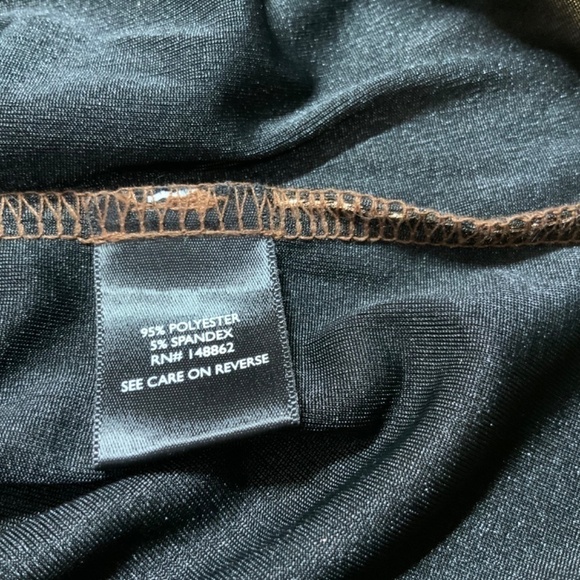 TORRID Liquid Shine Copper Crew Neck Short Sleeve Top US Sz 6X - Picture 8 of 11